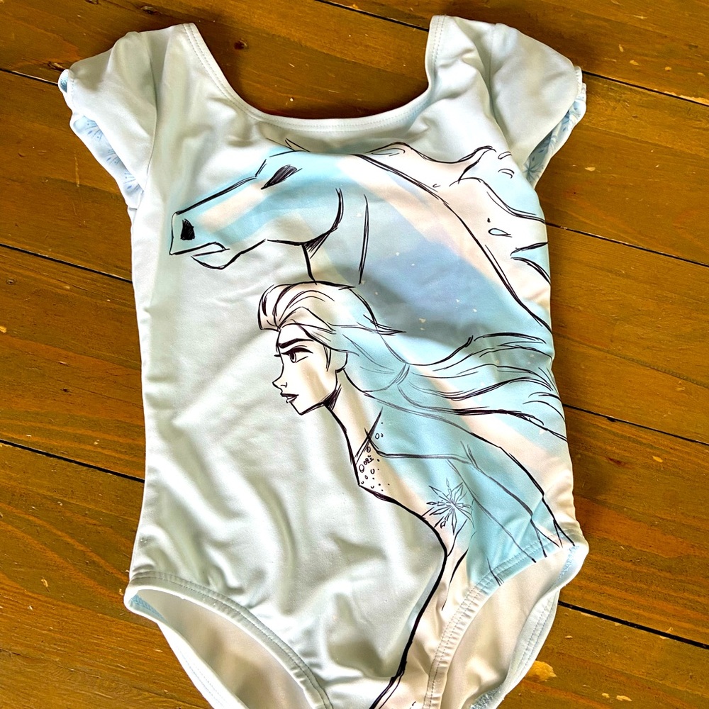 Hanna Andersson Size 4 Elsa Bathing Suit.  EUC, no snags!